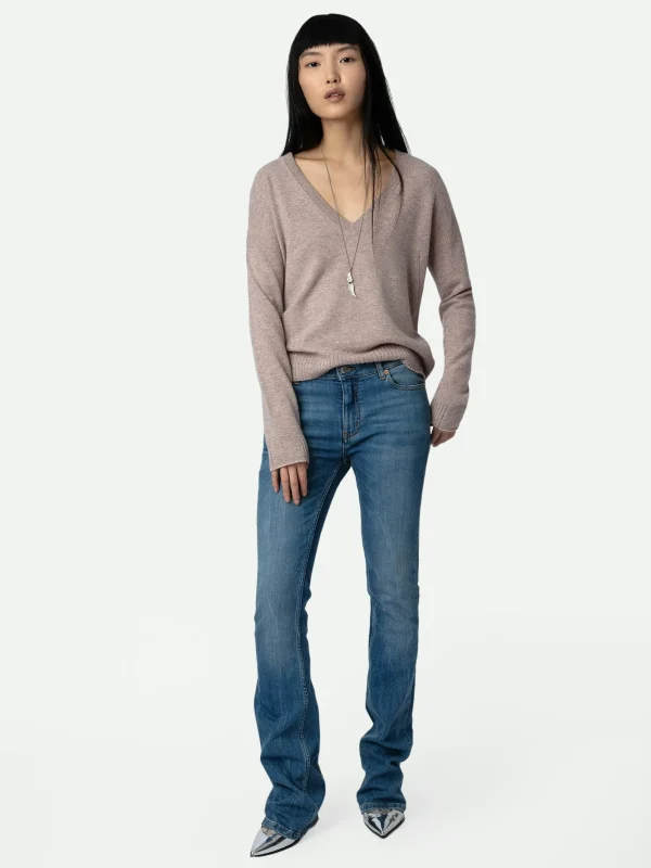 Zadig&Voltaire Vivi Cashmere Sweater Primrose Clearance