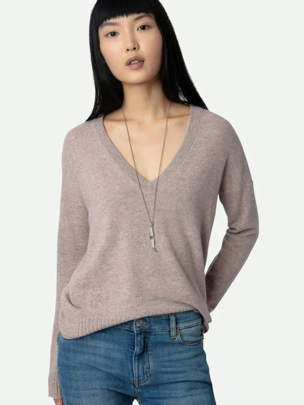 Zadig&Voltaire Vivi Cashmere Sweater Primrose Clearance