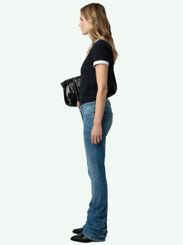 Zadig&Voltaire Walk Diamante Insignia T-shirt Black Online