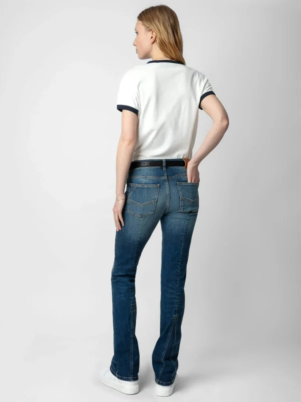 Zadig&Voltaire Walk University Diamanté T-shirt Judo Discount