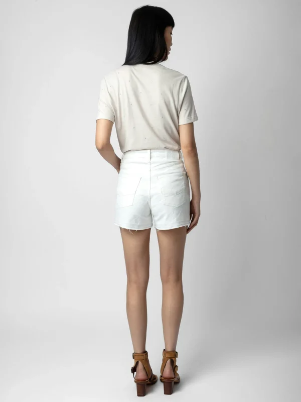 Zadig&Voltaire Wassa Diamanté T-shirt Petale Flash Sale