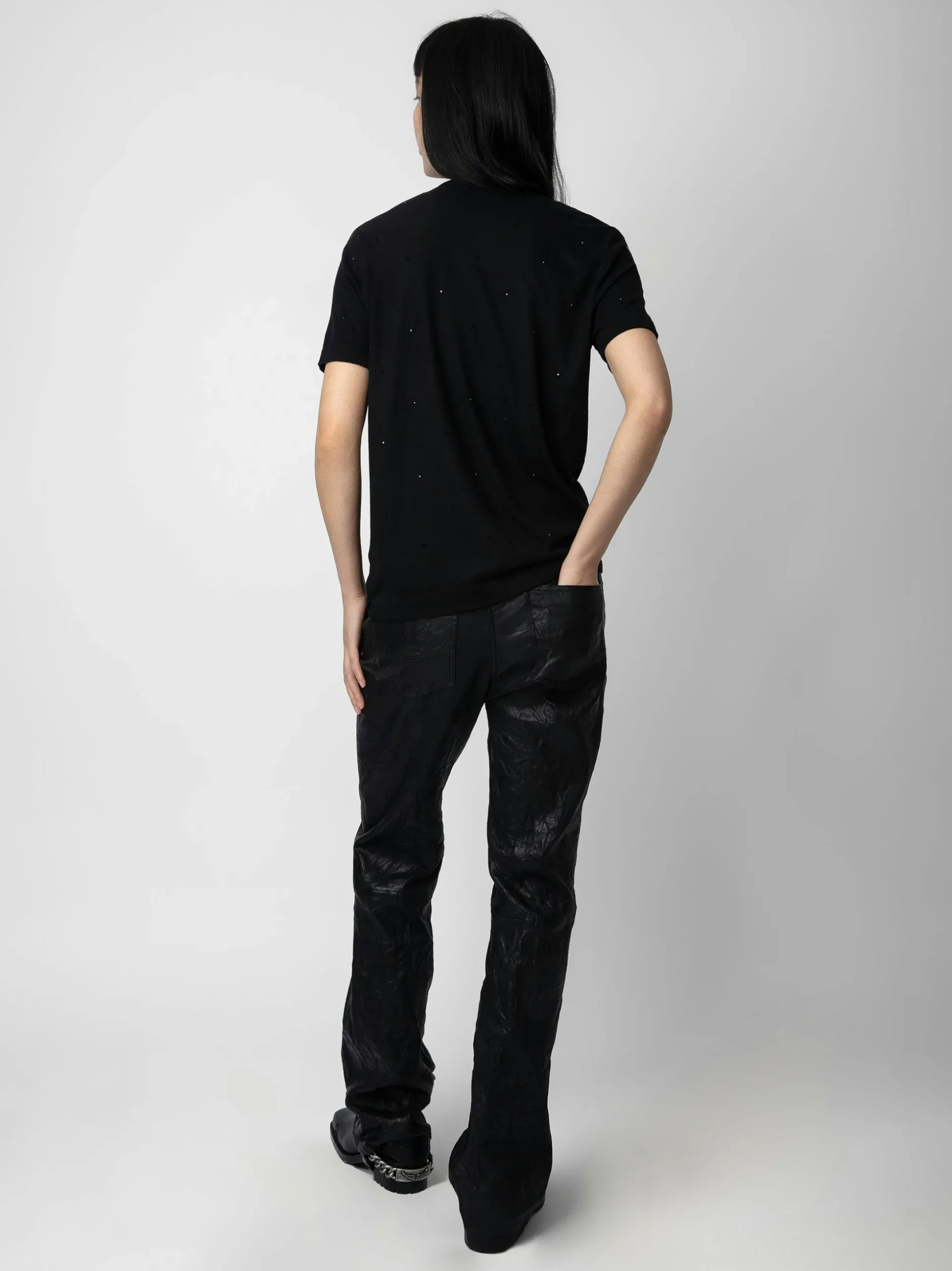 wassa_diamant_tshirt_1.webp Zadig&Voltaire Wassa Diamanté T-shirt Black Clearance