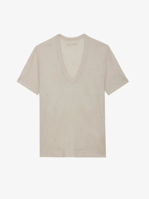 Zadig&Voltaire Wassa Diamanté T-shirt Petale Flash Sale