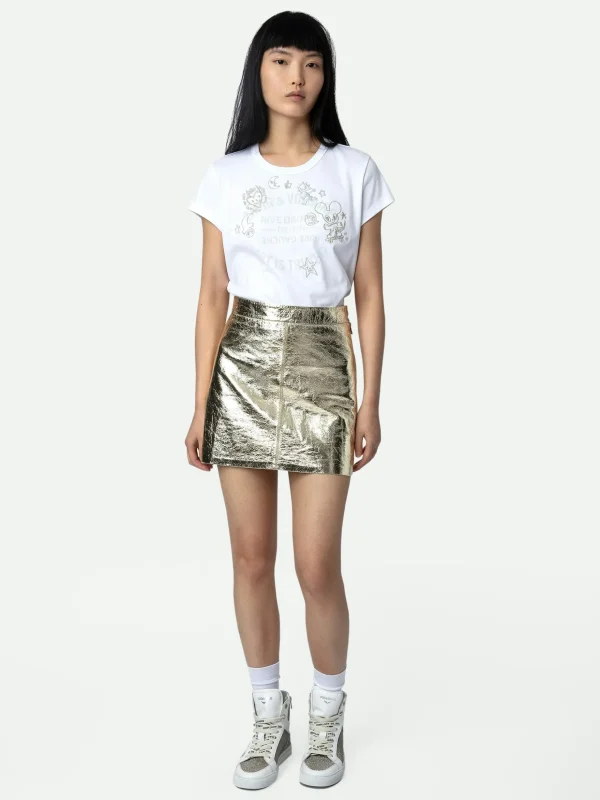 Zadig&Voltaire Woop Insignia T-shirt White Hot