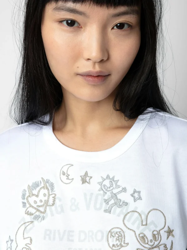 Zadig&Voltaire Woop Insignia T-shirt White Hot