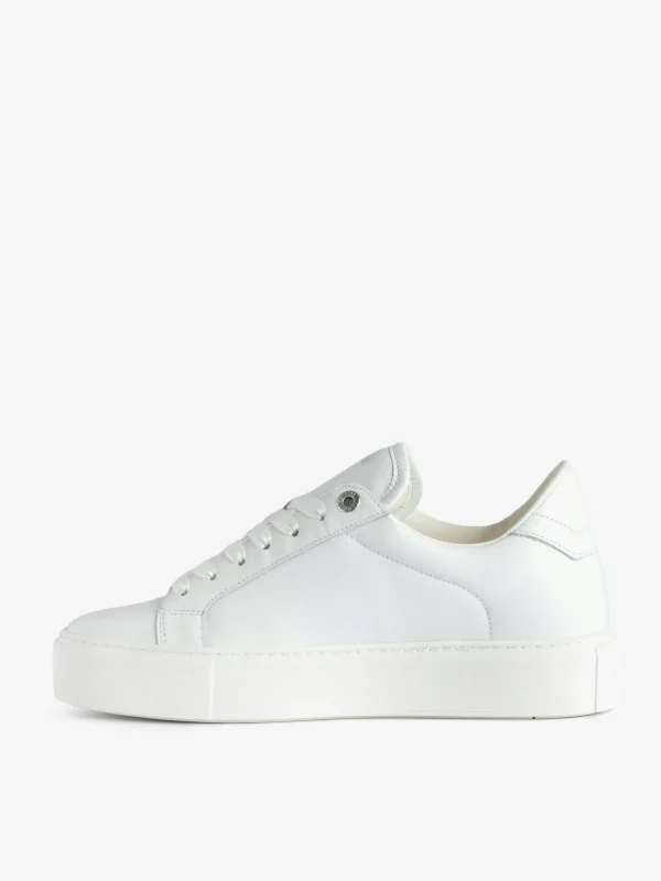 Zadig&Voltaire ZV1747 La Flash Low-Top Platform Sneakers White Outlet