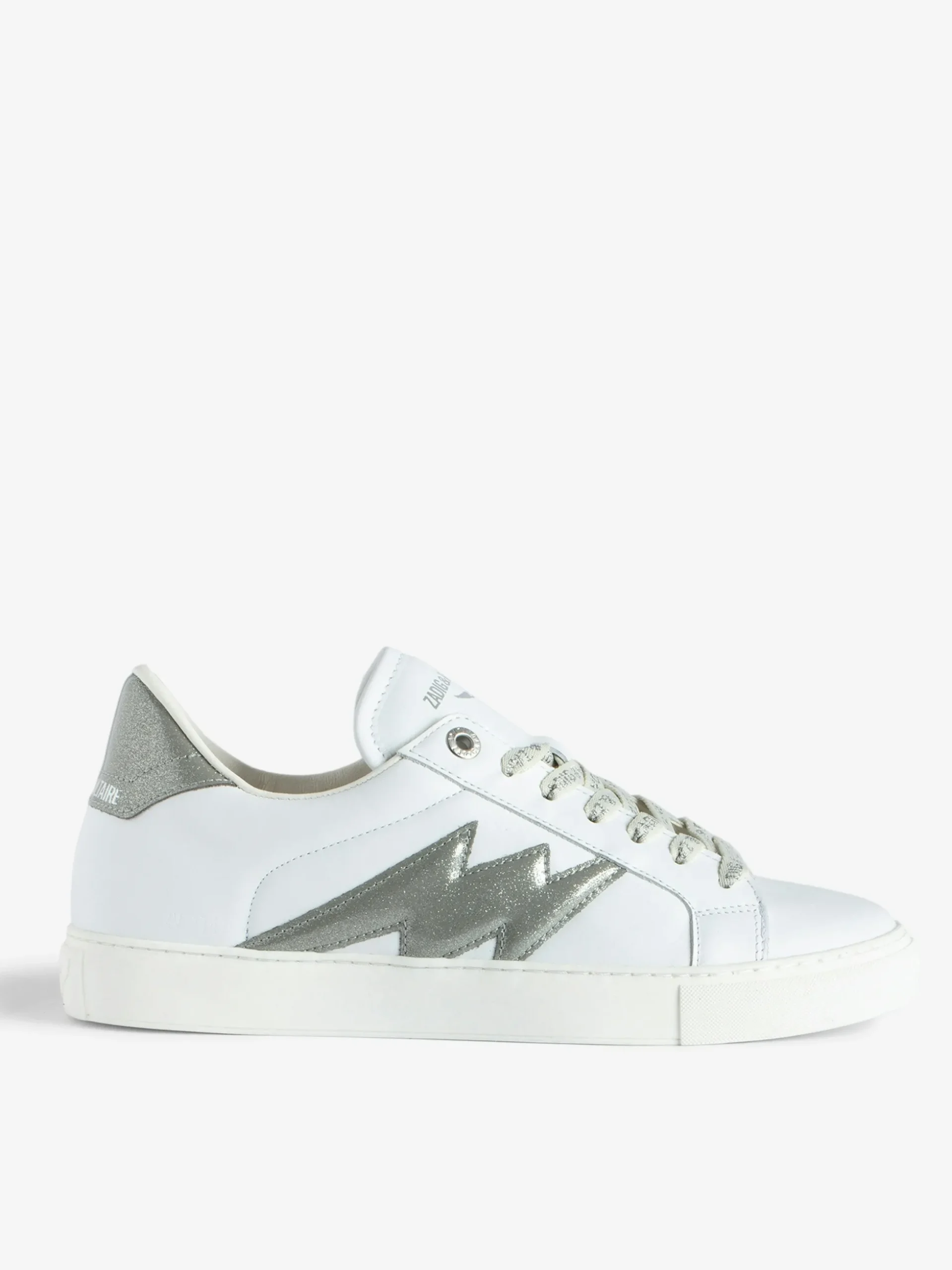 zv_la_flash_lowtop_sneakers_0.webp Zadig&Voltaire ZV1747 La Flash Low-Top Sneakers Silver New