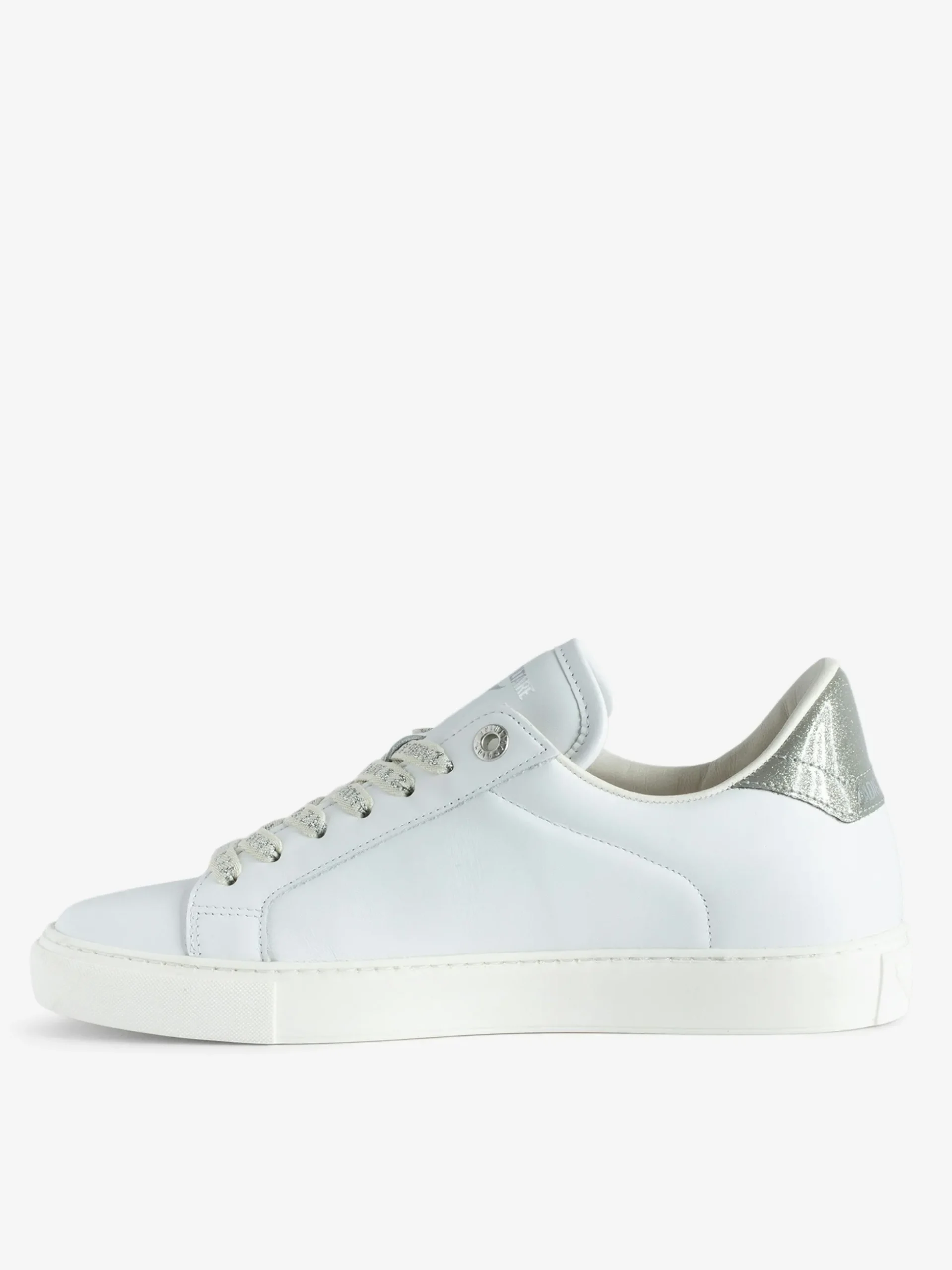 zv_la_flash_lowtop_sneakers_1.webp Zadig&Voltaire ZV1747 La Flash Low-Top Sneakers Silver New