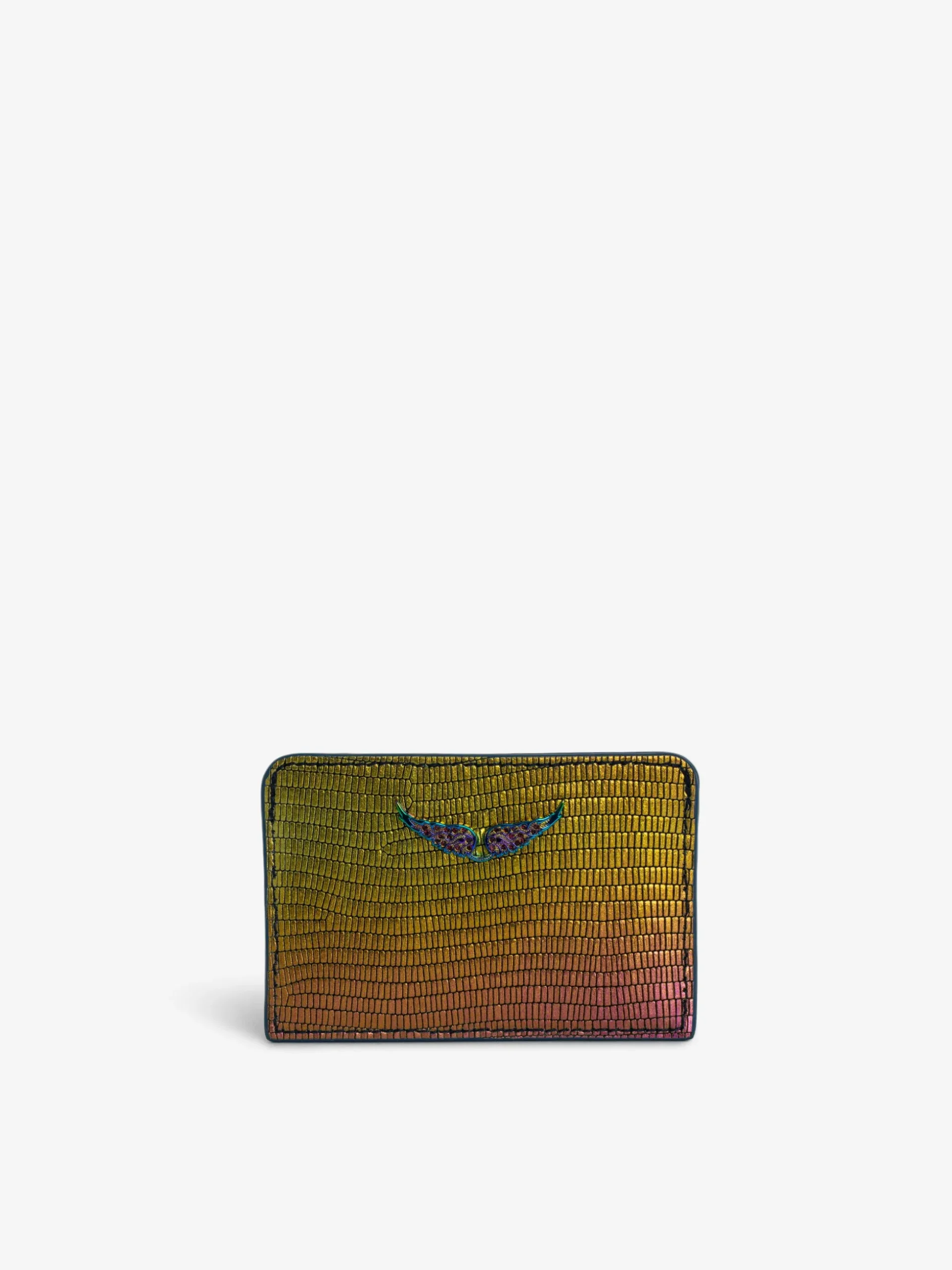 zv_pass_embossed_metallic_card_holder_0.webp Zadig&Voltaire ZV Pass Embossed Metallic Card Holder Rainbow Outlet