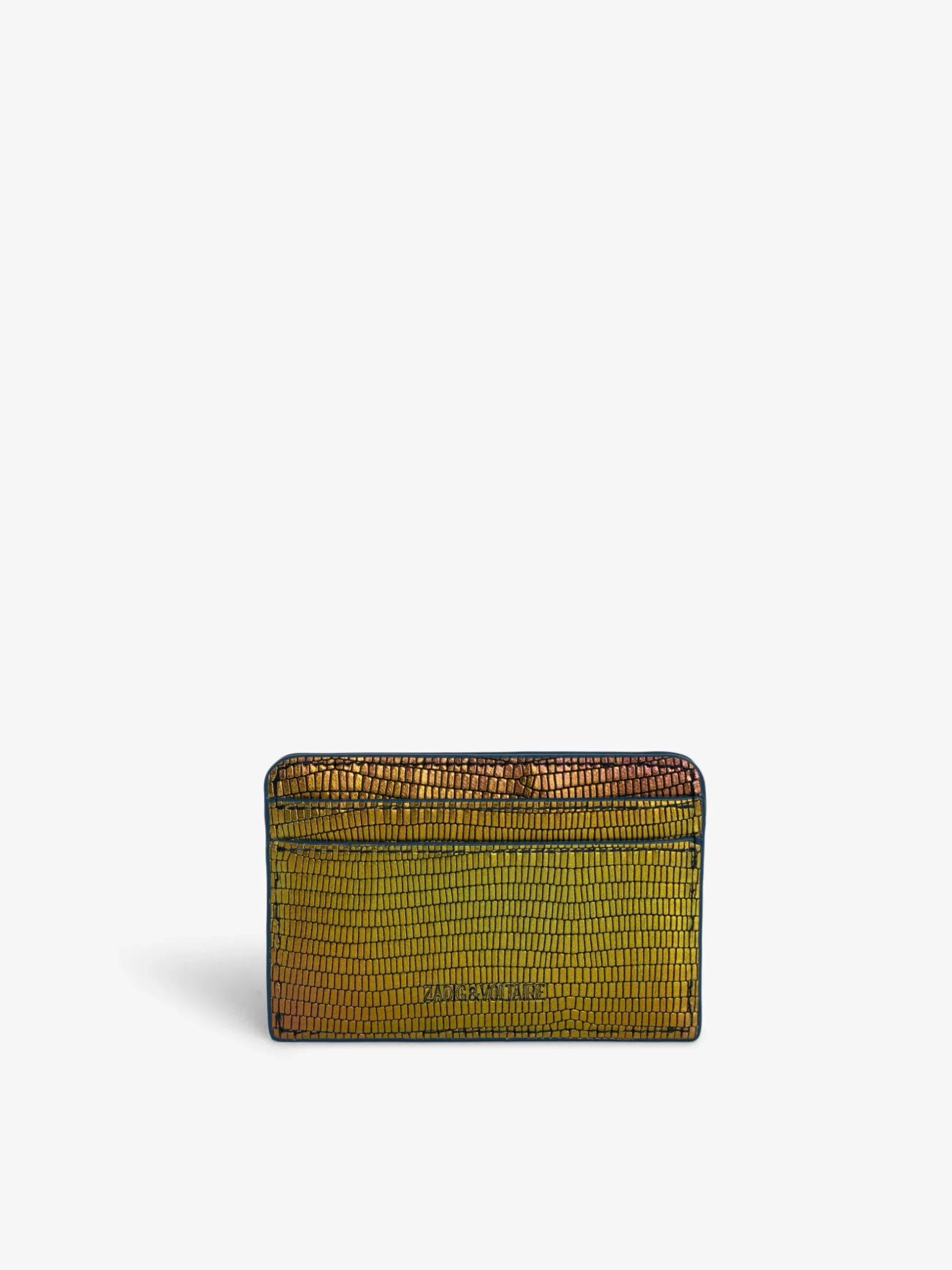 zv_pass_embossed_metallic_card_holder_1.webp Zadig&Voltaire ZV Pass Embossed Metallic Card Holder Rainbow Outlet
