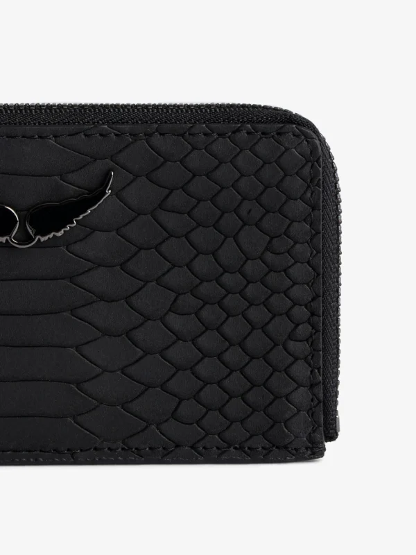 Zadig&Voltaire ZV Soft Savage Card Case Black Store